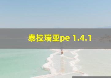 泰拉瑞亚pe 1.4.1